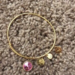 Alex & Ani October Birthstone Gold Bracelet